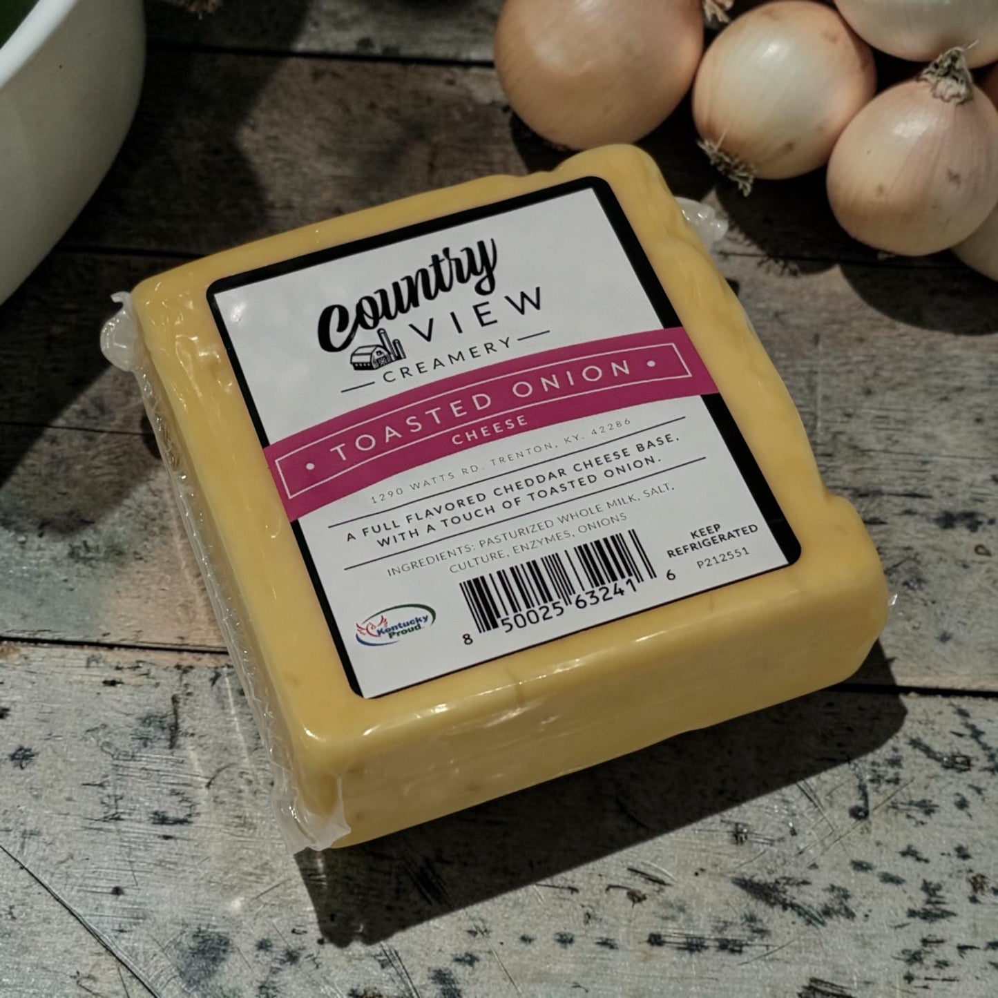 Toasted Onion Cheese 8 oz
