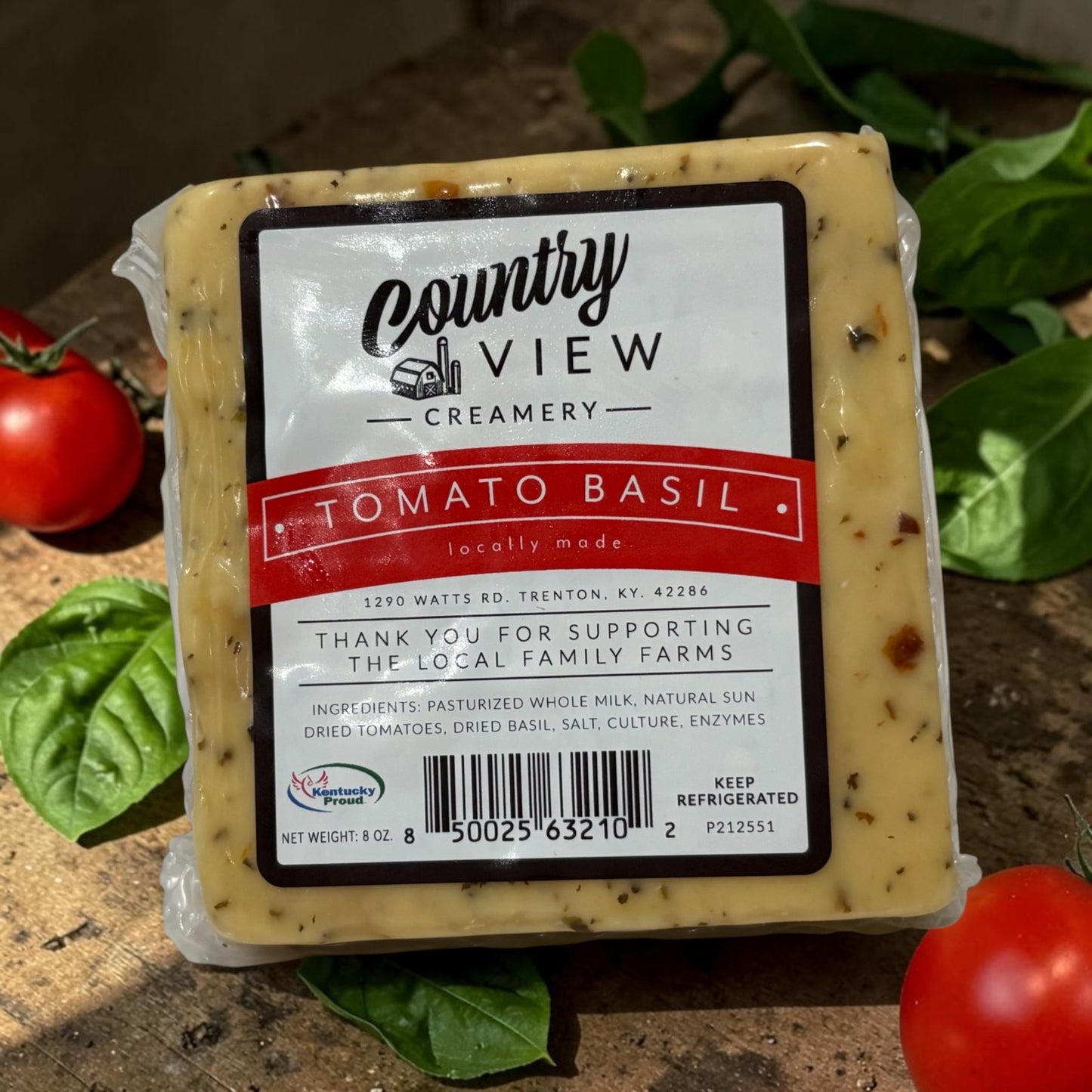 Tomato Basil Cheese 8 oz
