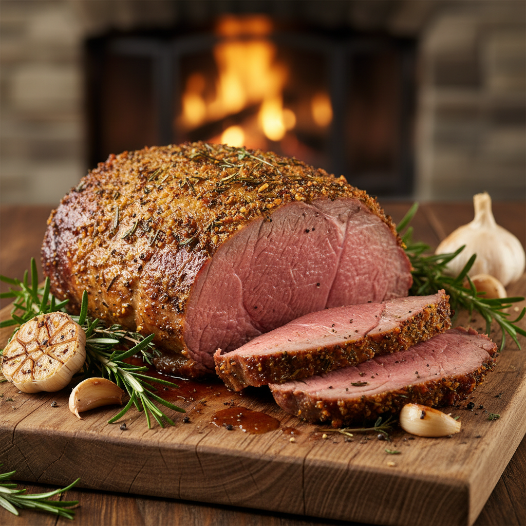 roasted beef prime rib