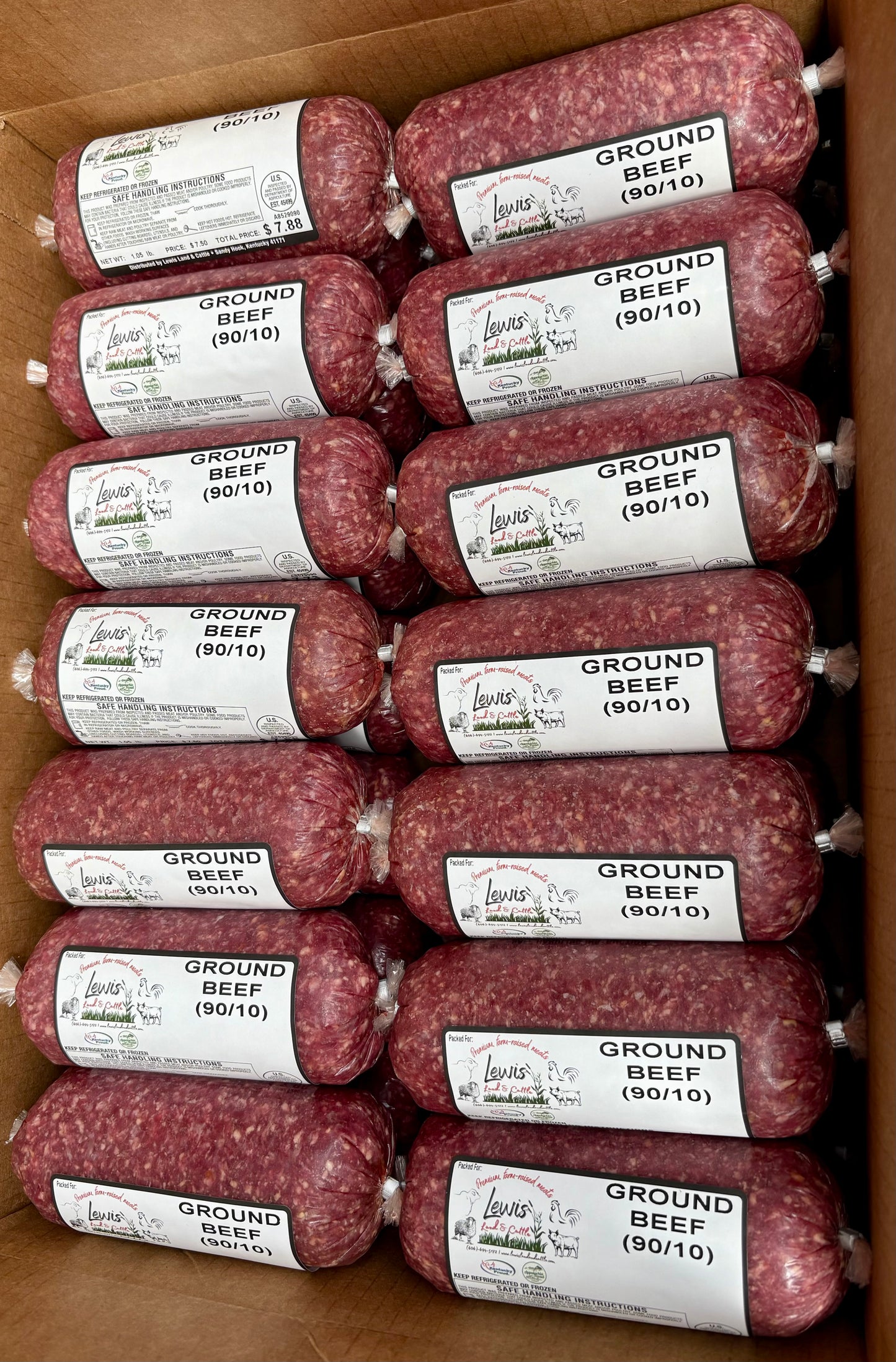 40 lb 90/10 Ground Beef Bundle