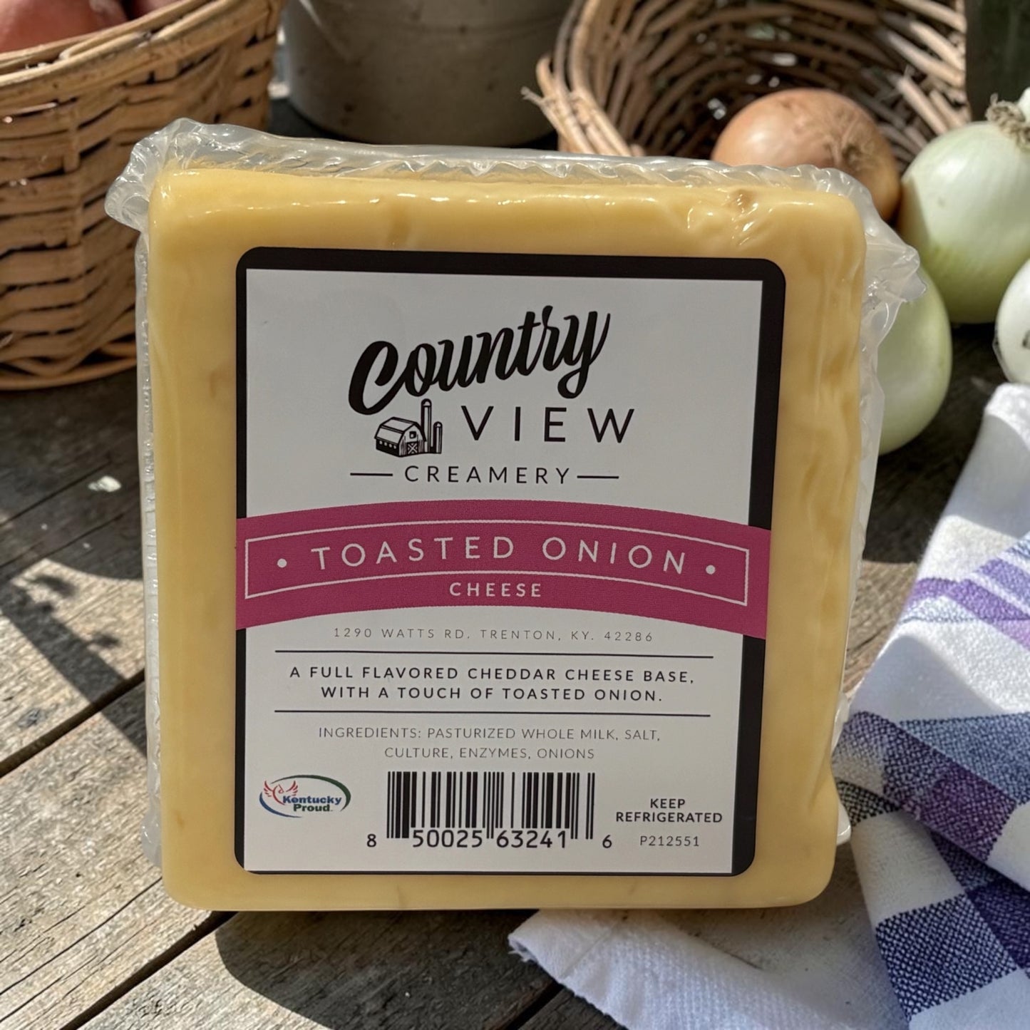 Toasted Onion Cheese 8 oz