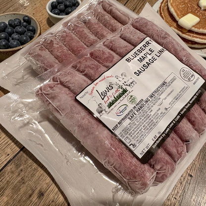 Blueberry Maple Breakfast Sausage Links