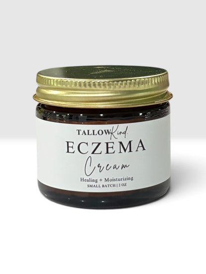 Gentle Herbal Tallow Cream for Dry, Eczema-Prone Skin | 2 oz