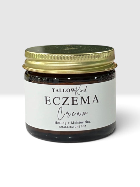 Gentle Herbal Tallow Cream for Dry, Eczema-Prone Skin | 2 oz