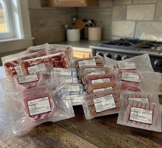 21 lb Pasture-Raised Pork Bundle – 23 Packages