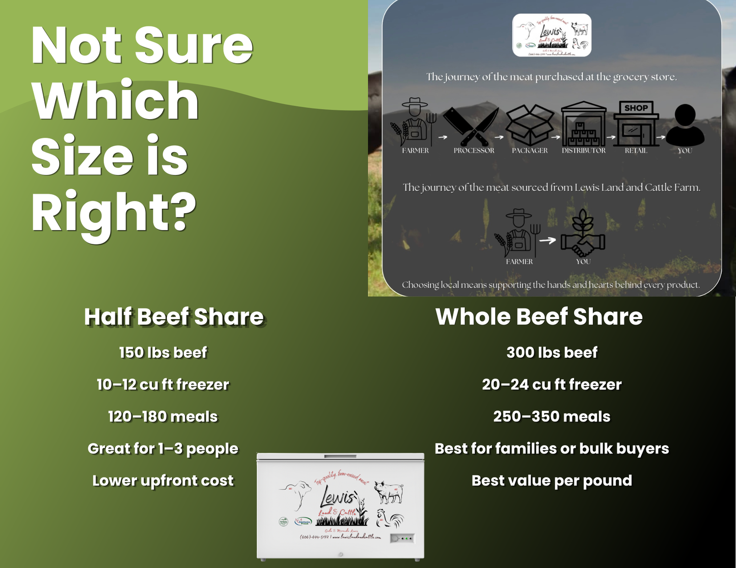 Whole Beef Share Deposit – Reserve a Full Freezer of Premium Beef