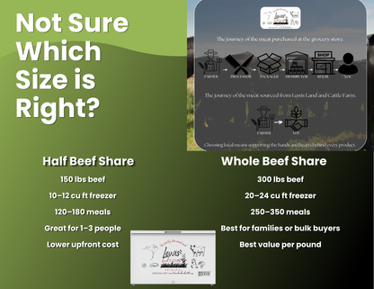 Whole Beef Share Deposit – Reserve a Full Freezer of Premium Beef