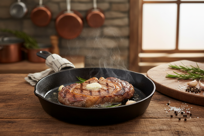 cast iron ribeye steak