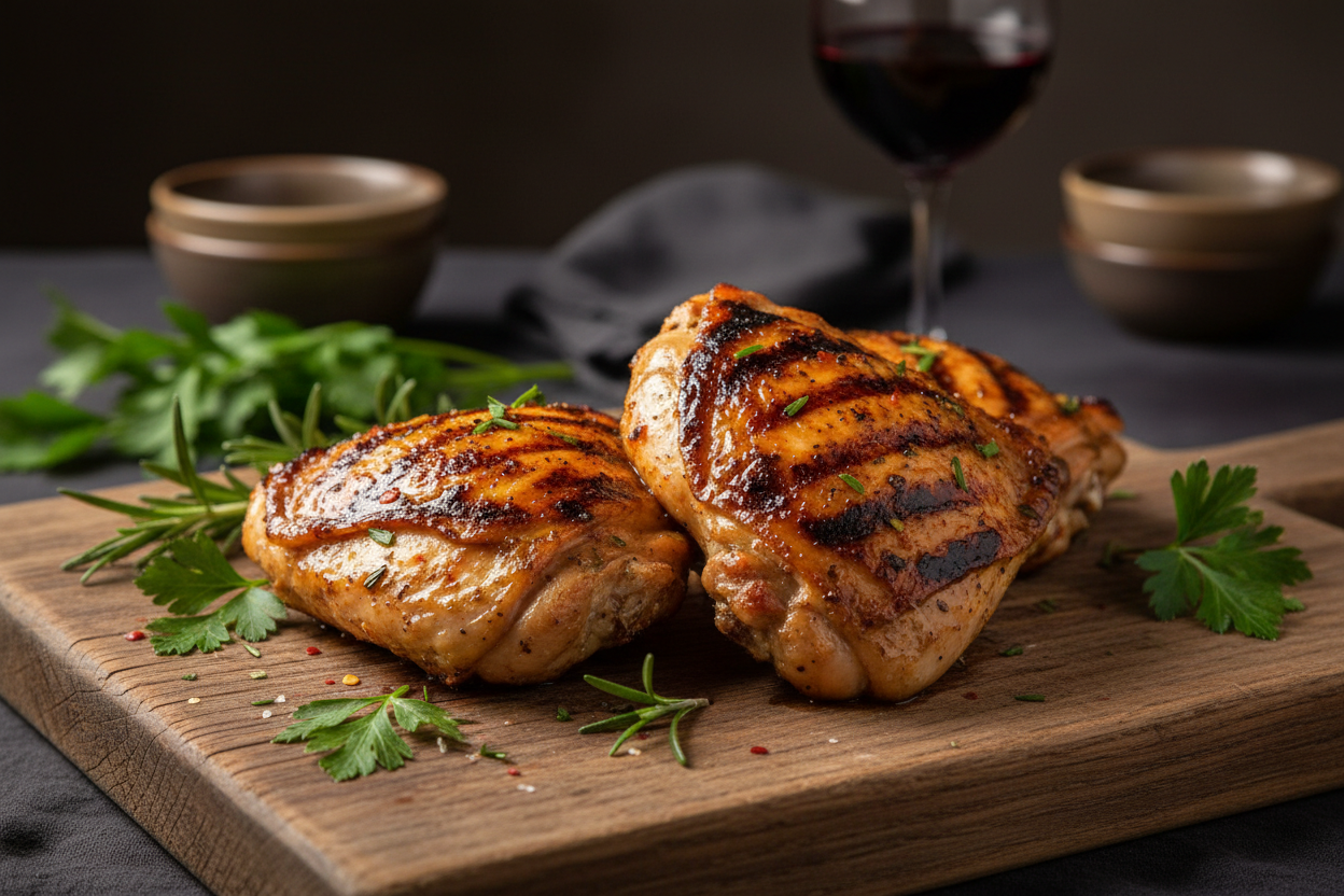 grilled chicken thighs