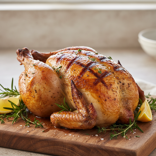 grilled whole chicken