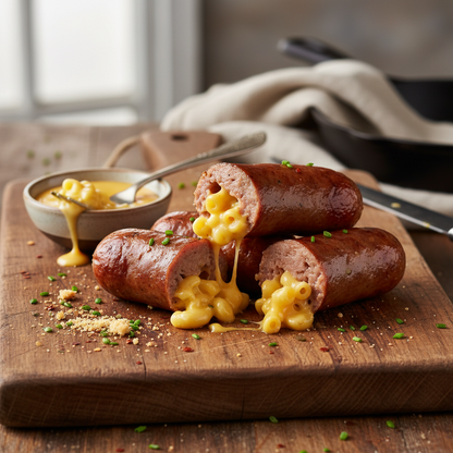 mac and cheese bratwurst
