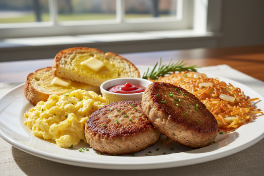 sausage patty breakfast