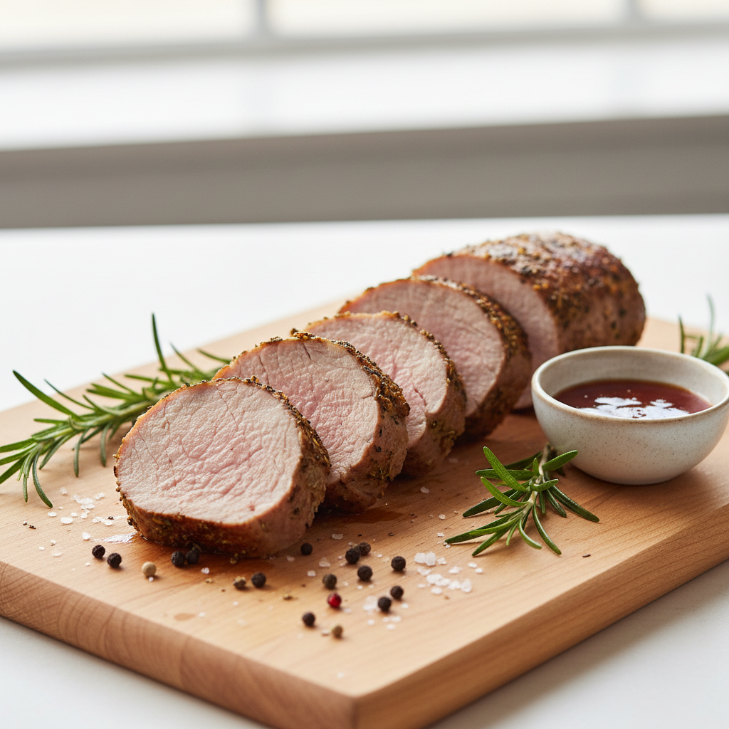 sliced pork tenderloins