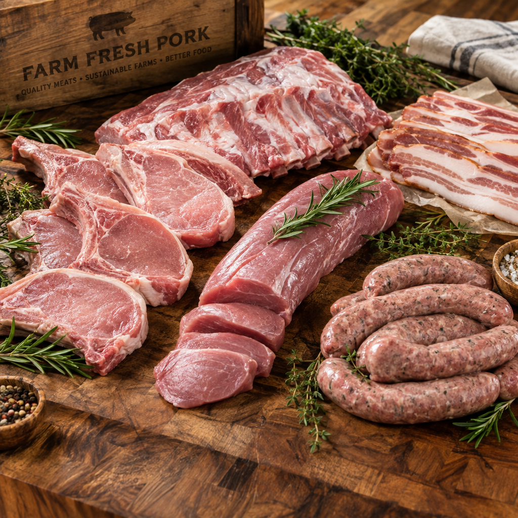 Whole Hog Bundle | 150+ lbs of Farm-Raised Pork